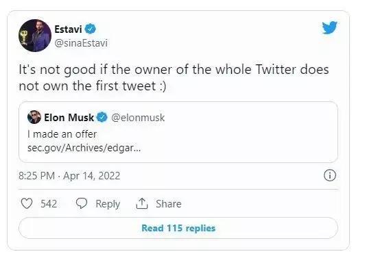 马斯克440亿美元收购推特直播,马斯克接盘推特