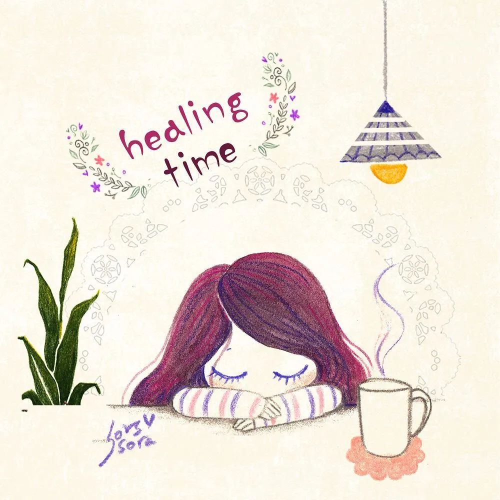 彩铅绘画7-15岁简笔画可爱又简单,可爱彩铅简笔画简单的少女