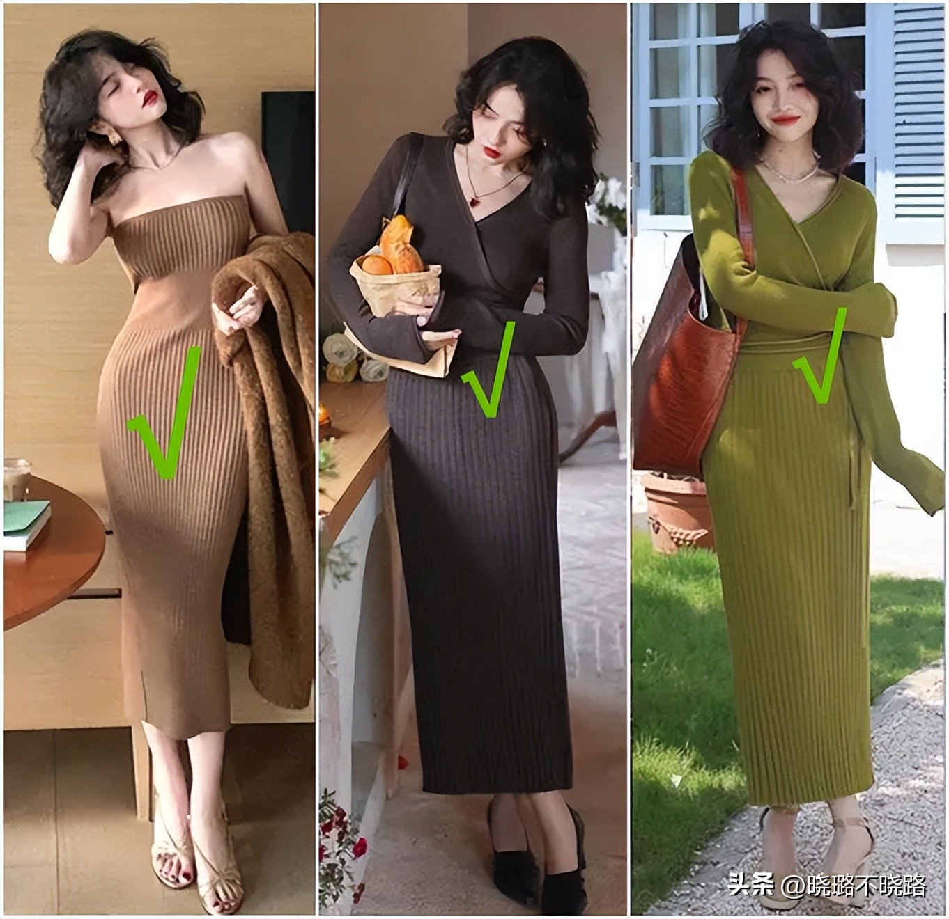 今年最流行的小个子微胖减龄女裙,这款妈妈裙穿上显瘦减龄美翻了