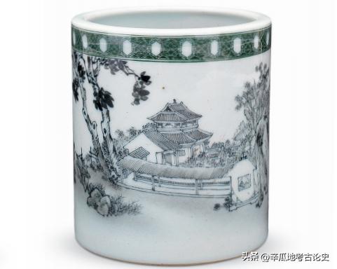 刘瑜长沙,清末醴陵窑釉下绿彩瓷器