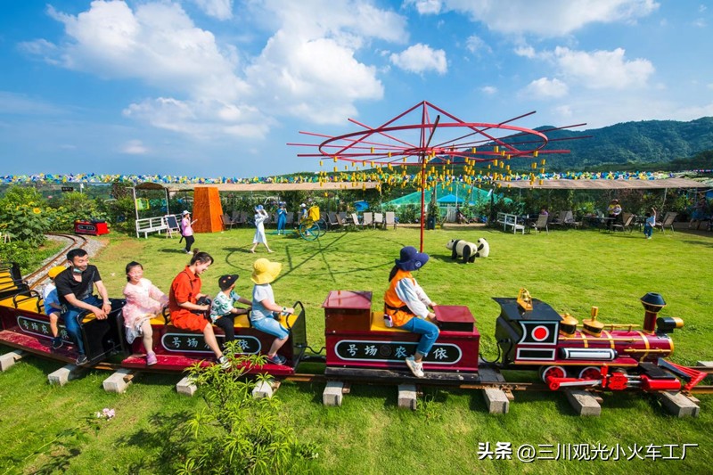 农场游乐小火车,小火车观光果园项目