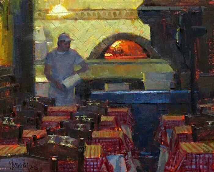 美国画家delbertgish油画作品欣赏,美国现代印象派女画家