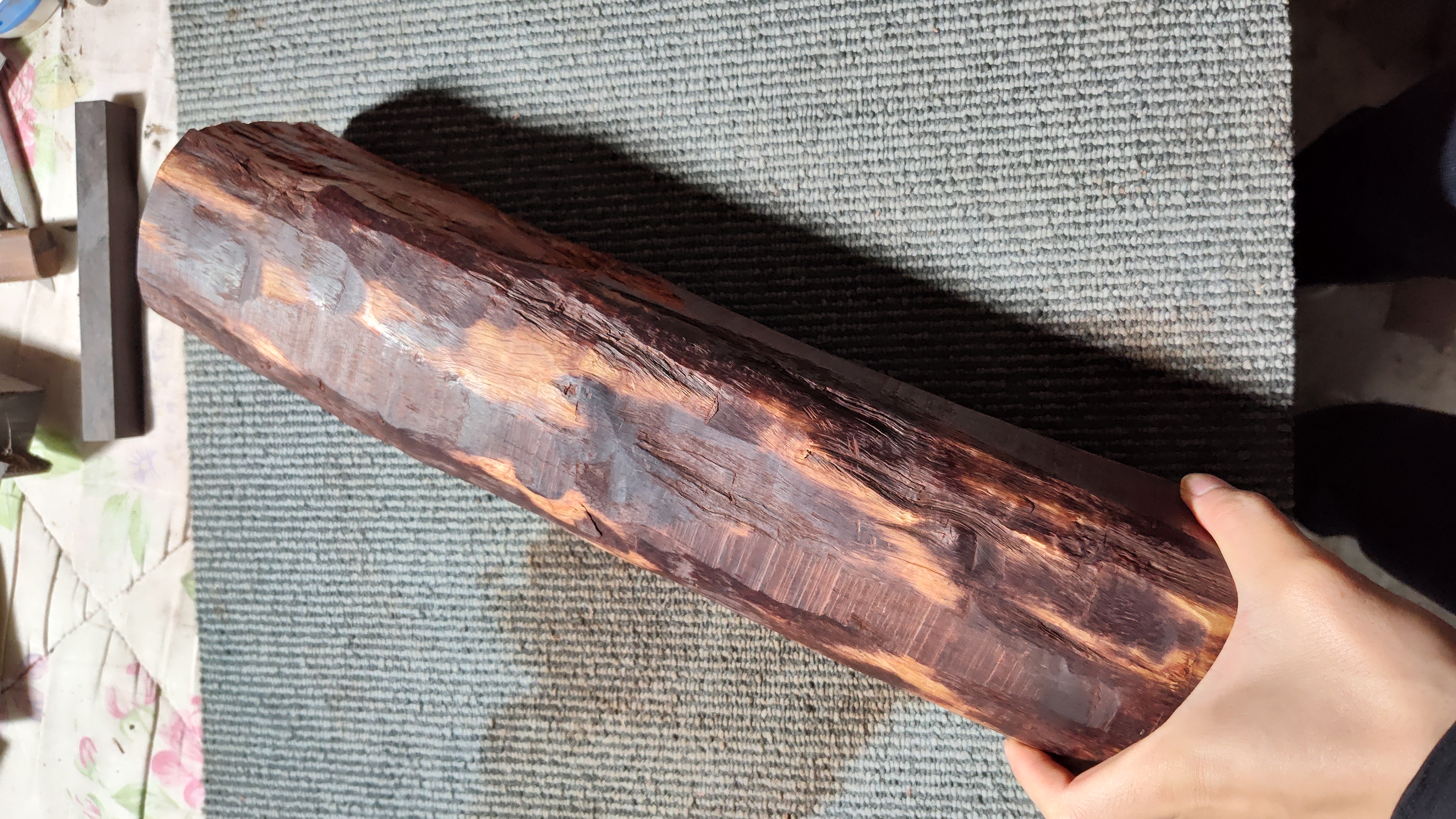 印度小叶紫檀金星多的料子好吗,印度小叶紫檀金星原木老料