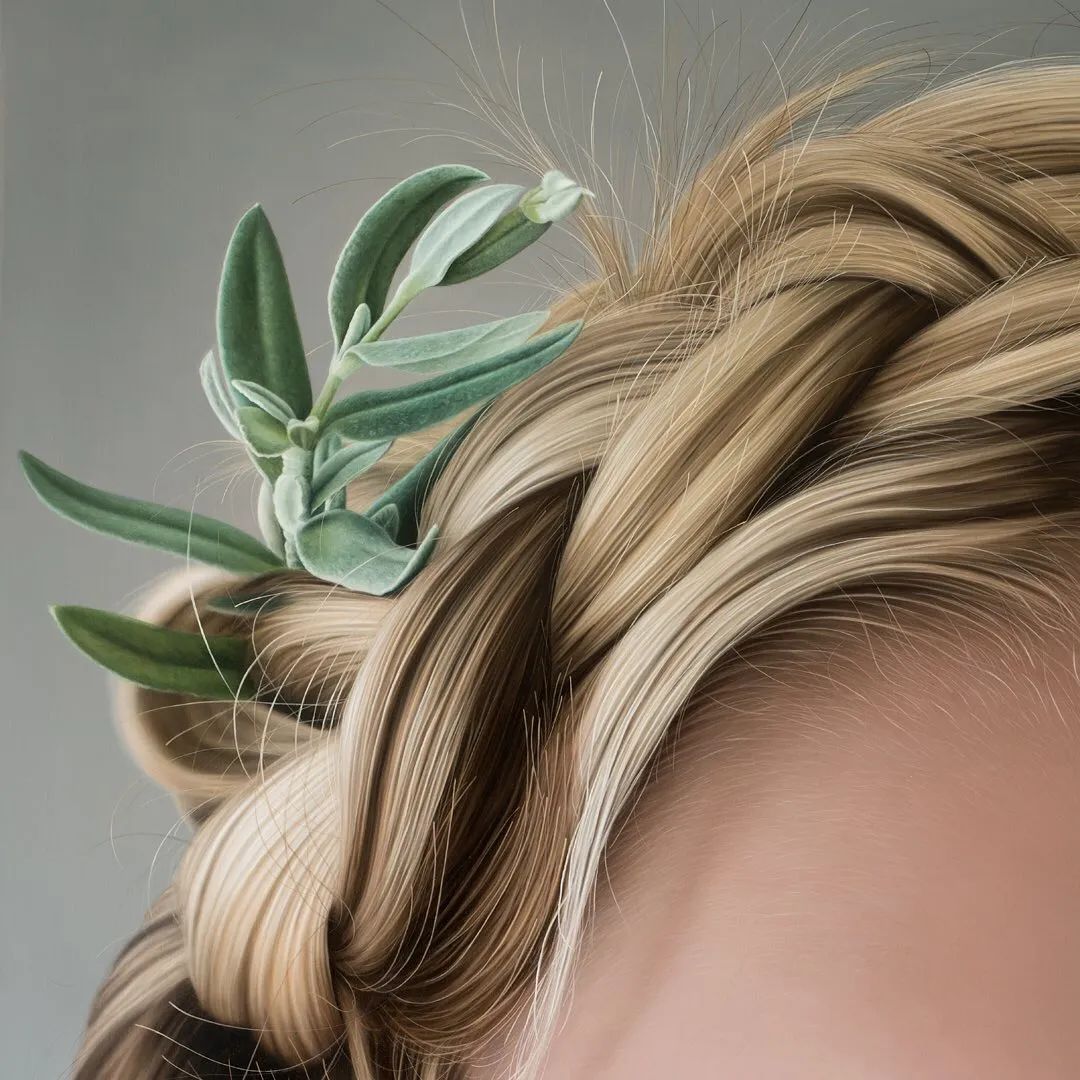 冷军最出名的5张女性肖像画,冷军画少女图