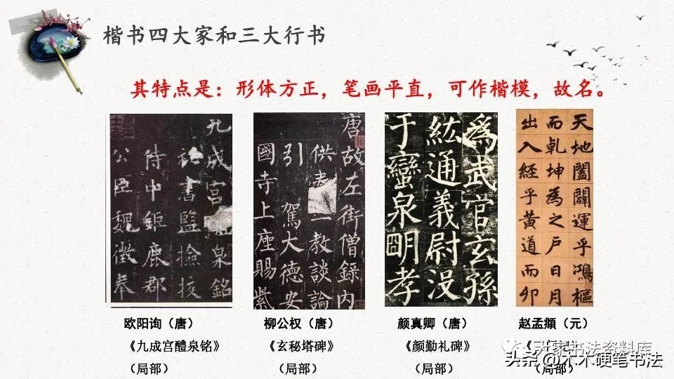 中国书法培训学校,中国书法培训教程行书