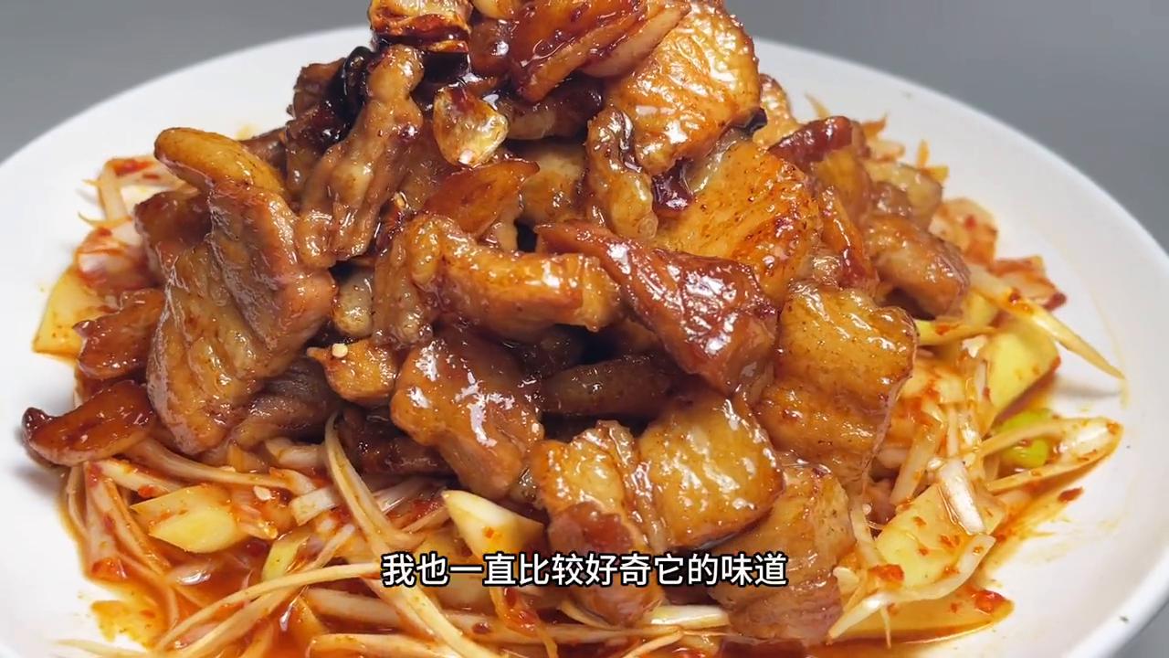 简简厨房京酱肉丝,拌葱丝韩国烤肉