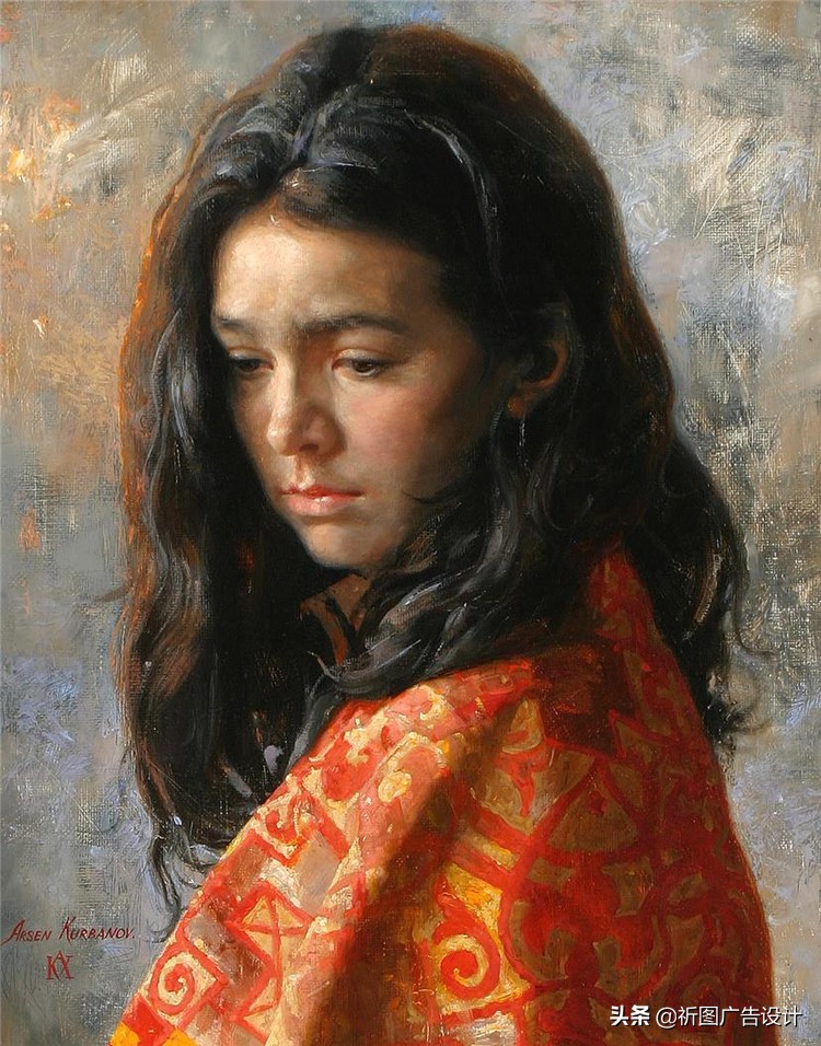 俄罗斯画家笔下的少女,俄罗斯油画人物写真