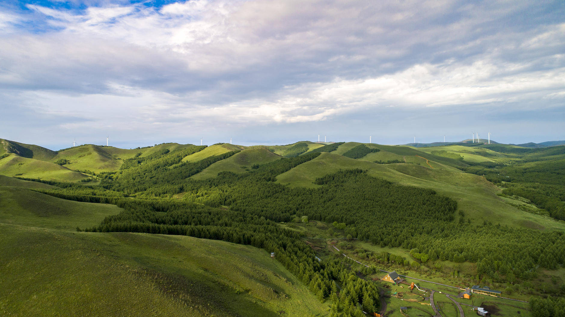 丰宁坝上草原的夏天,丰宁坝上草原夏天景色