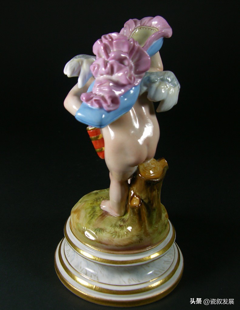 欧洲瓷器之祖-梅森Meissen制瓷厂-爱神丘比特“爱”主题瓷塑(2)