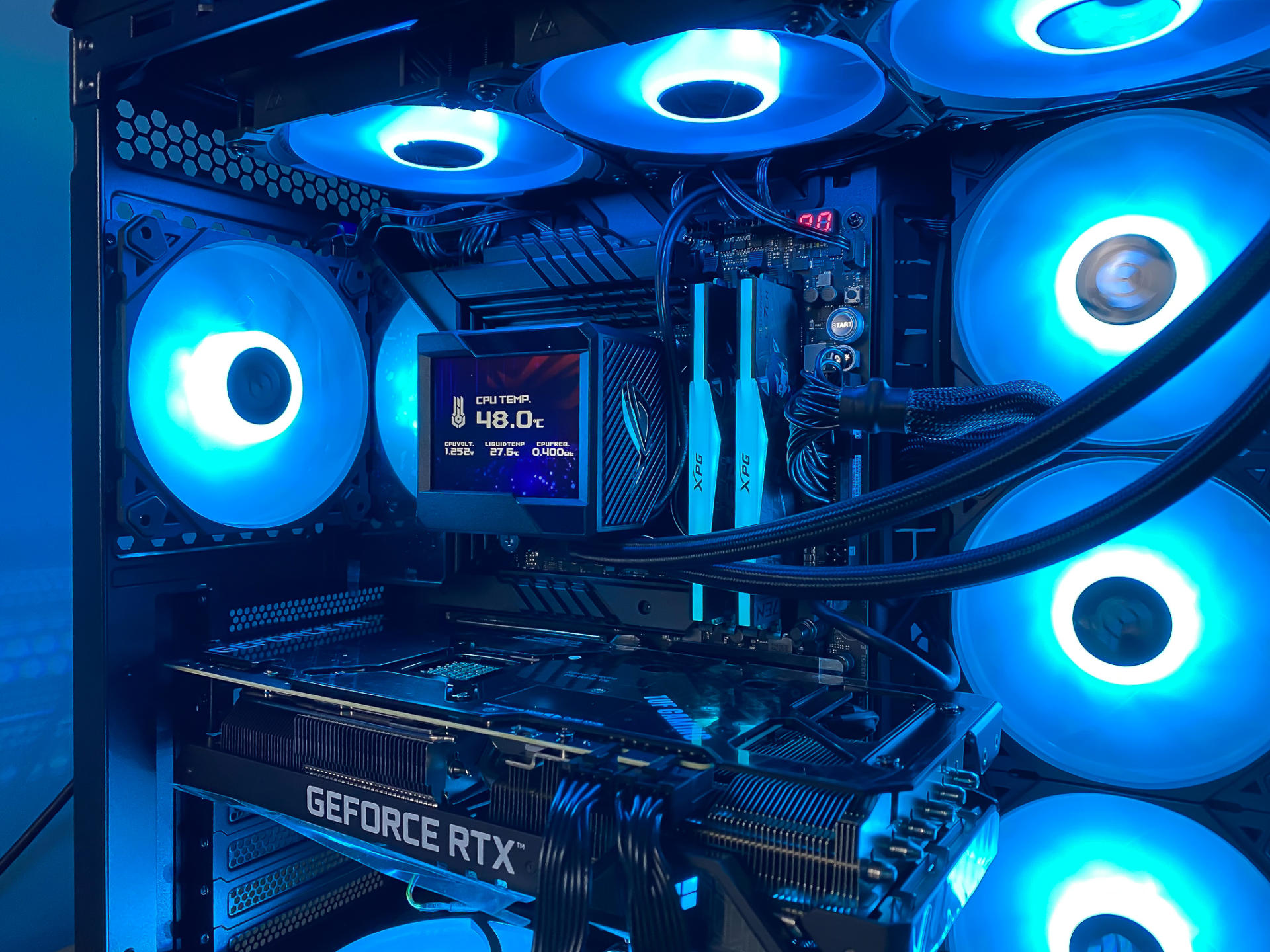 华硕tuf502机箱评测,tuf502弹药库风道布置教程