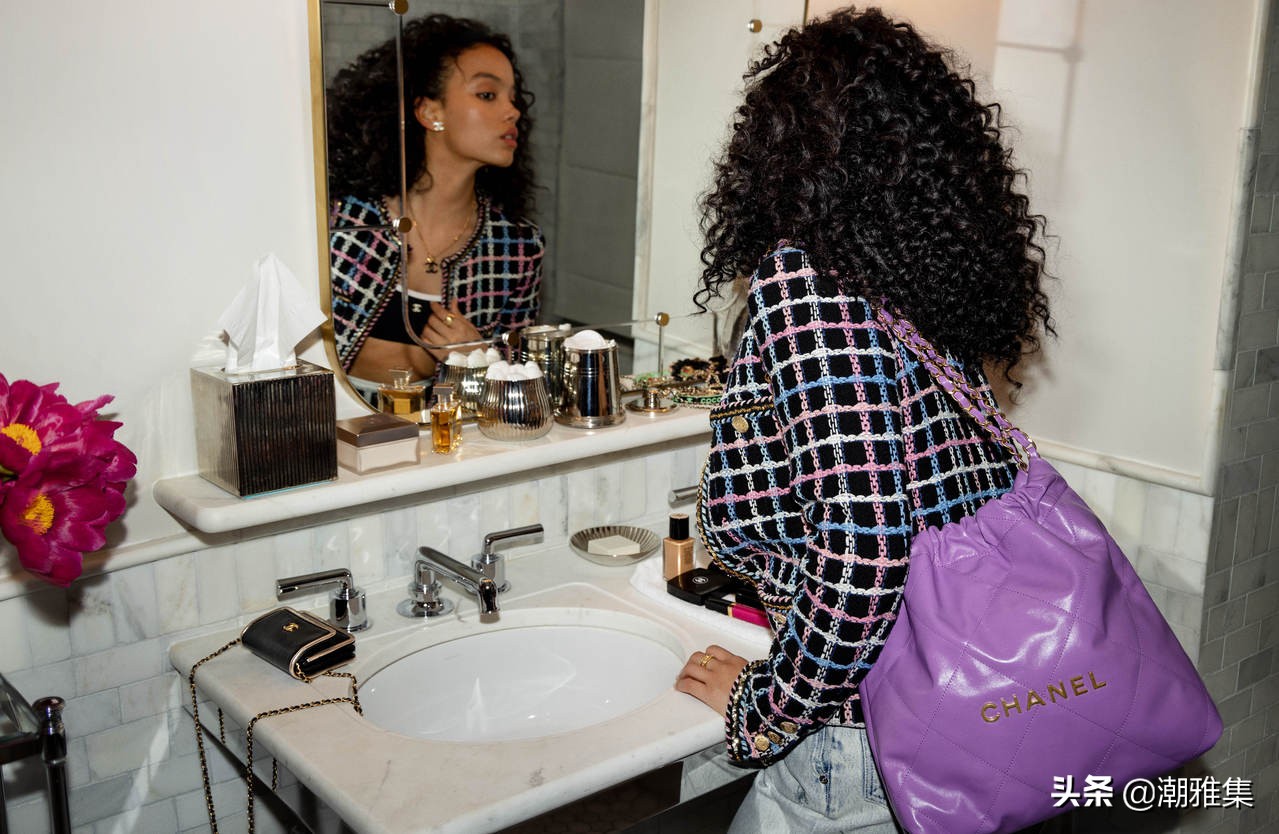 潮服女神莉莉萝丝戴普拍香奈儿广告眼神会杀人