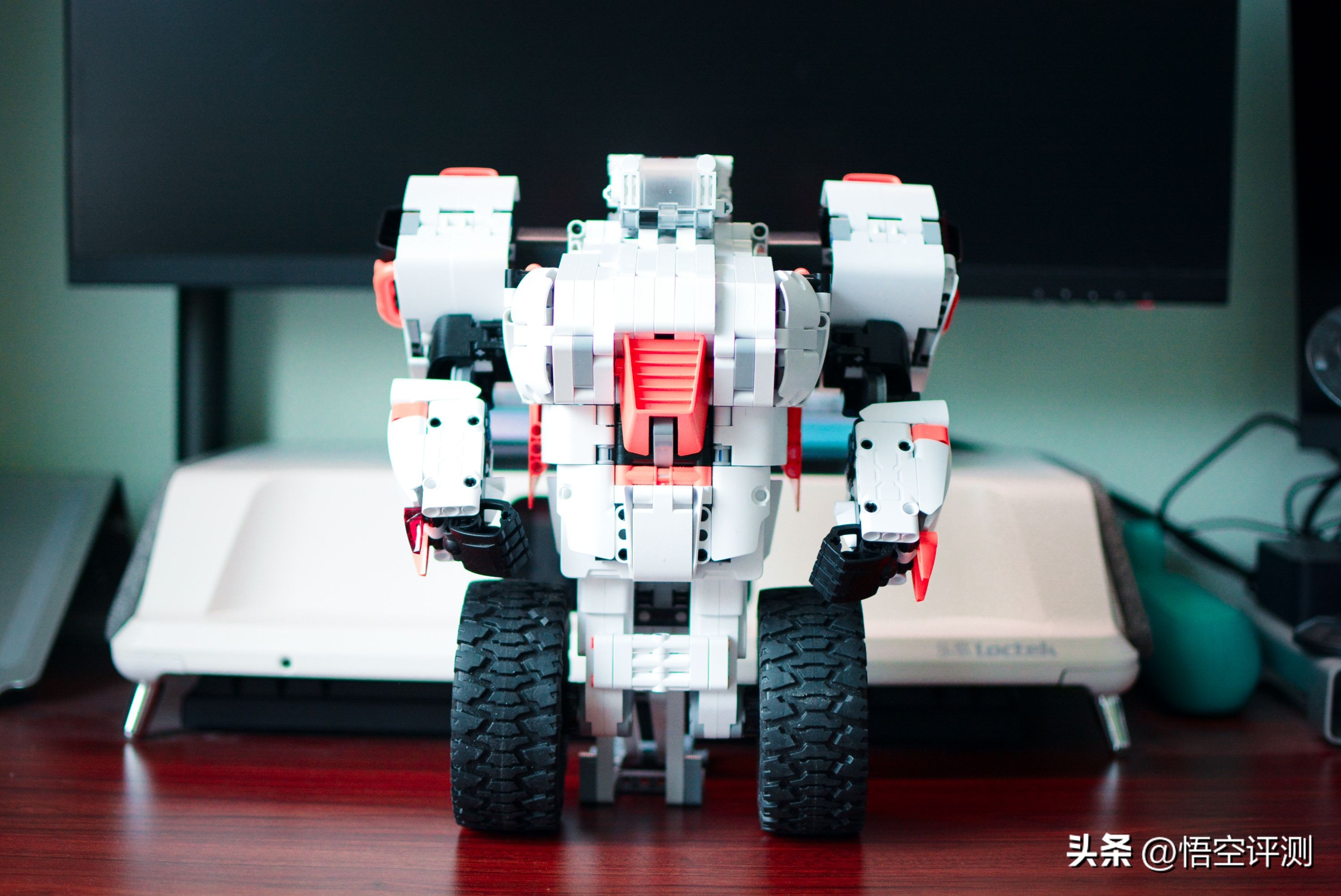 积木可编程机器人,ONEBOT积木平衡机器人2代