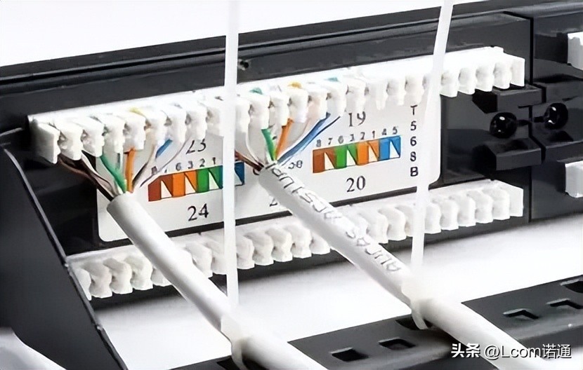 网络综合布线中的网线怎么接,配线架上的网线怎么接线