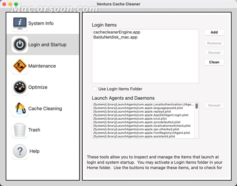 系统优化缓存清理软件：VenturaCacheCleanerforMac