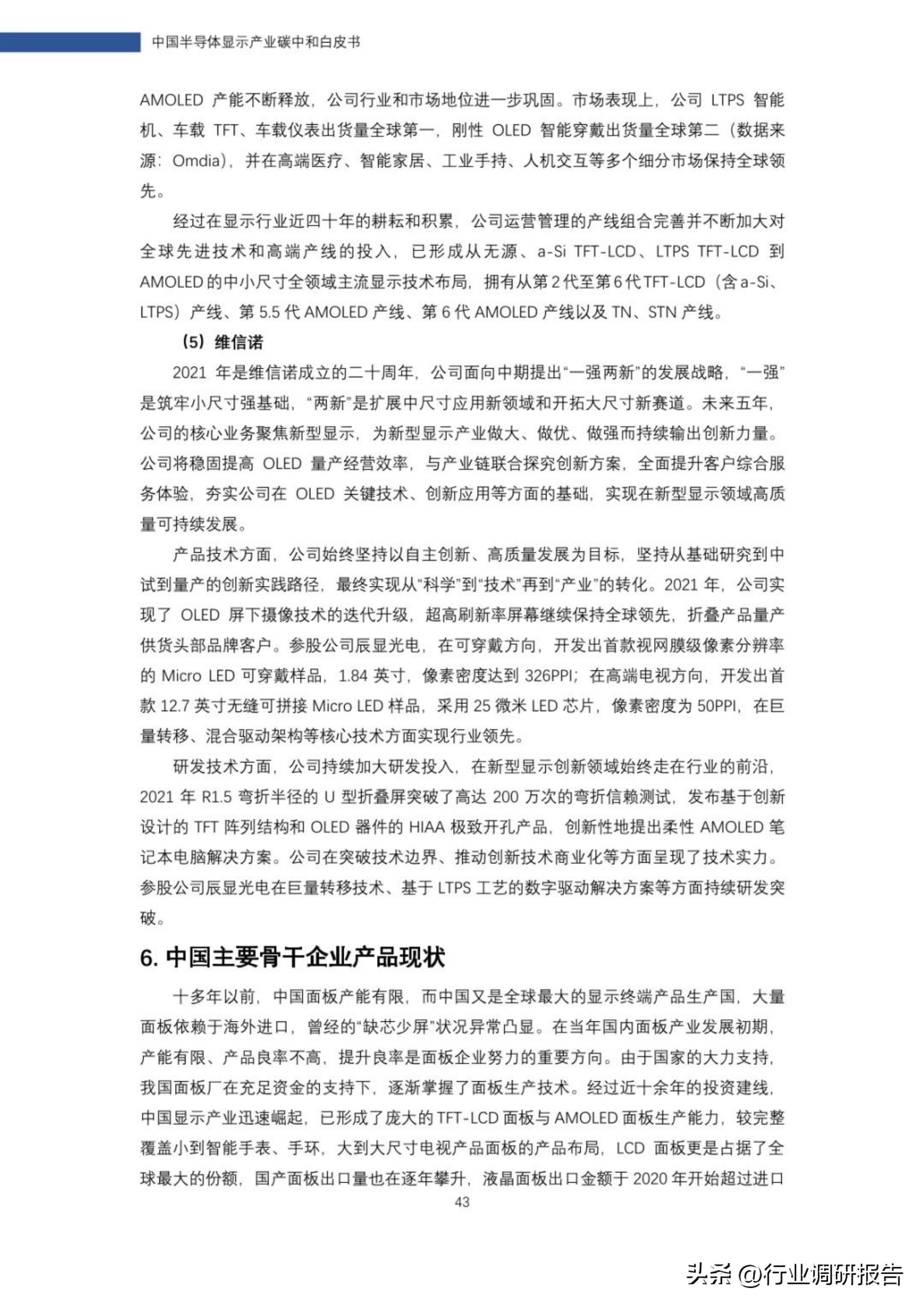 2022年中国半导体显示产业碳中和白皮书