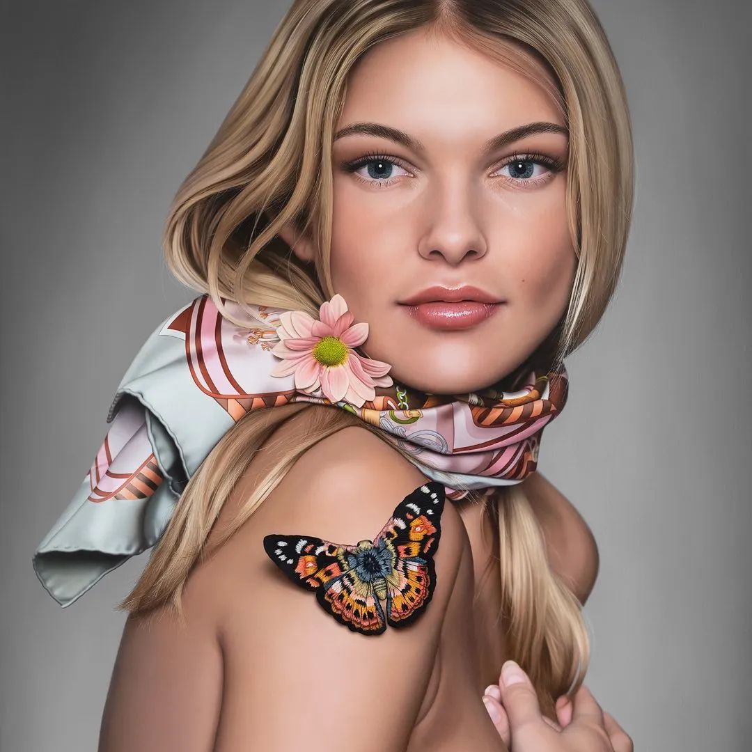 冷军最出名的5张女性肖像画,冷军画少女图