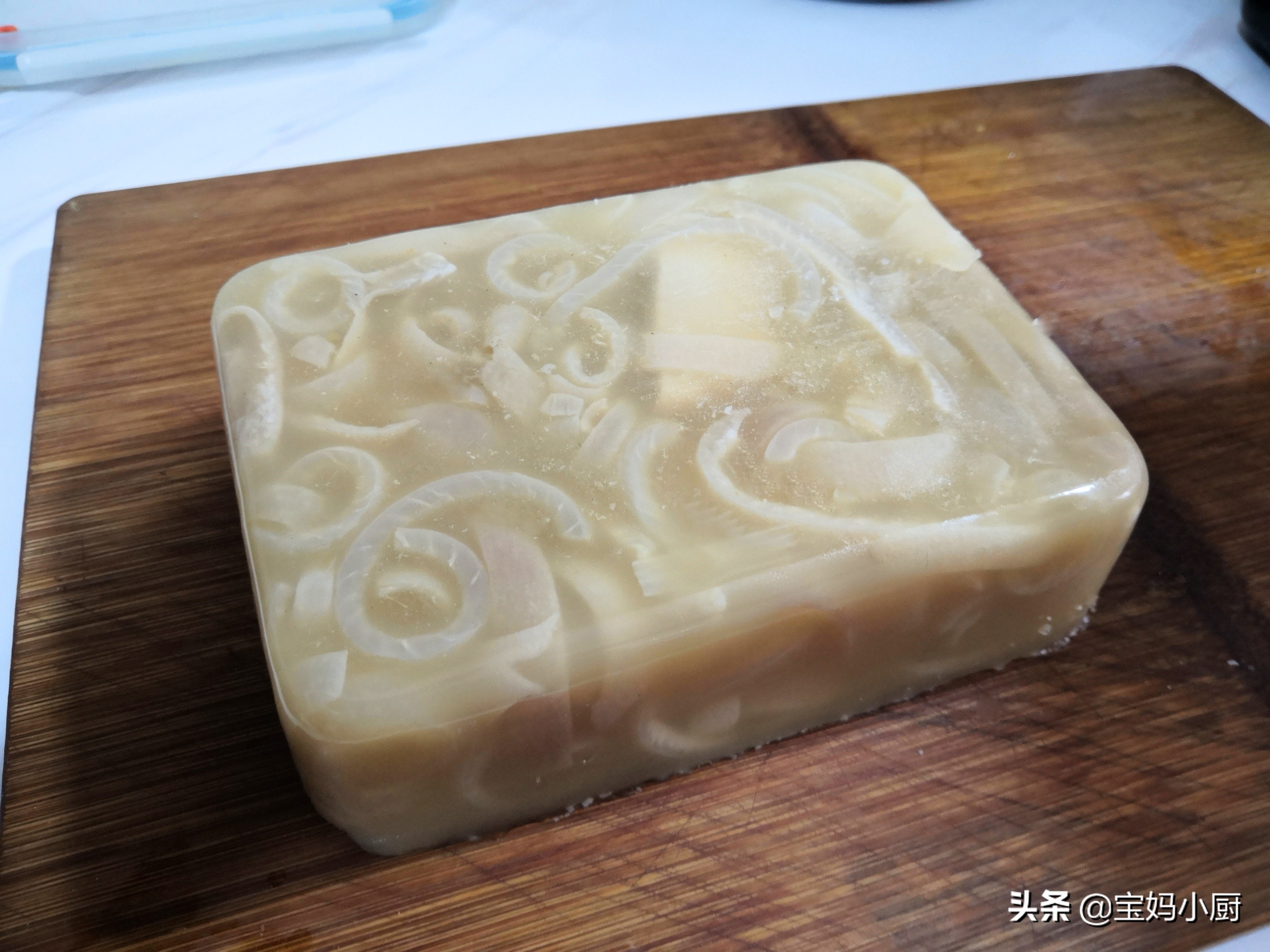 皮冻的绝密配方,老妈30年做皮冻秘诀