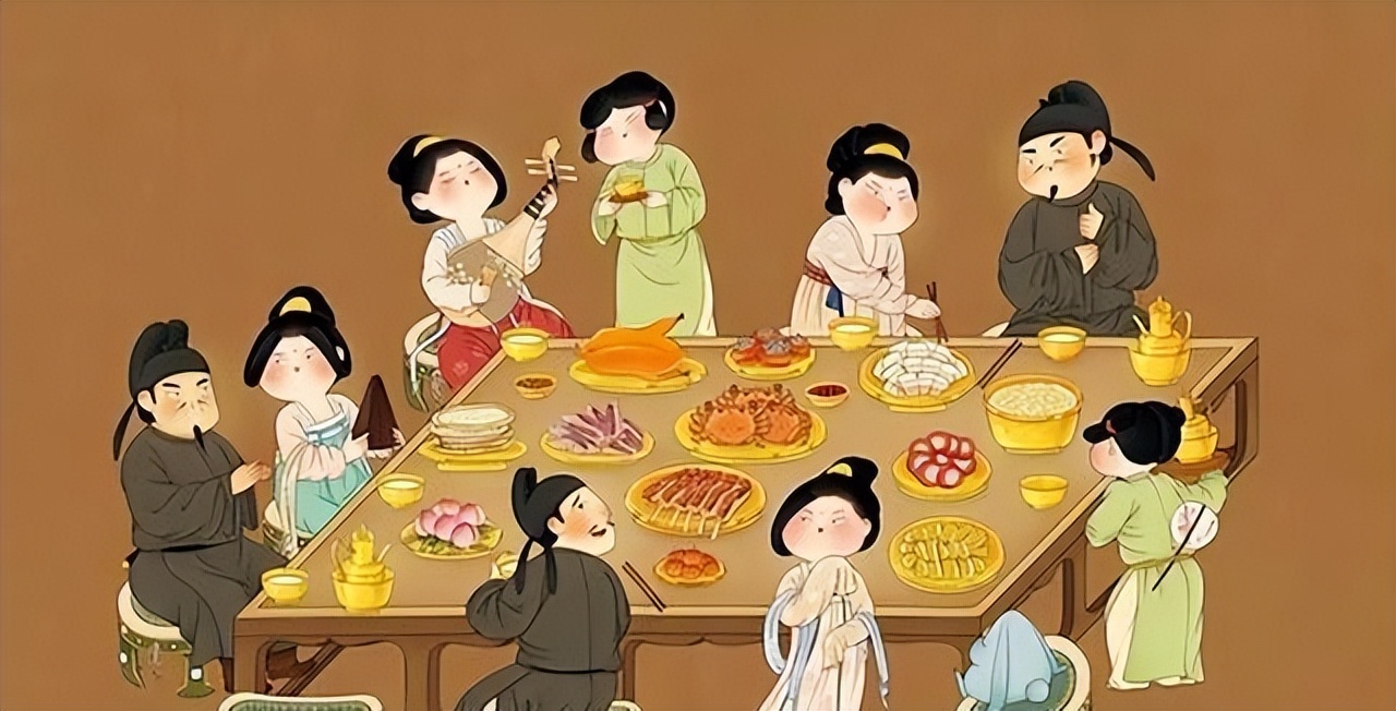为什么古人吃饭一人一张桌,唐朝为什么分餐制成合餐