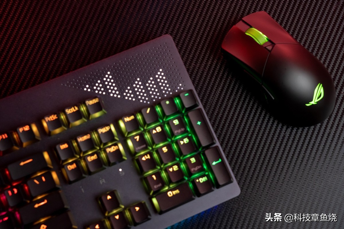 rog键盘耀光2键盘图,rog键盘耀光2幻测评