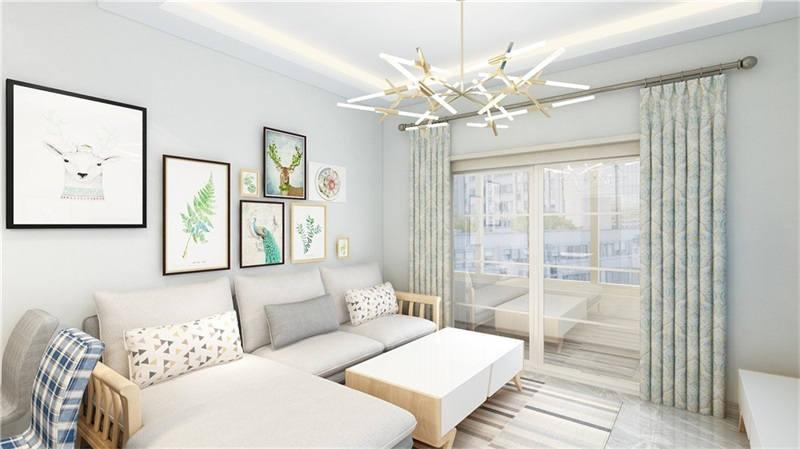 力天装饰怎么样？小户型装修北欧风设计简约时尚又温馨