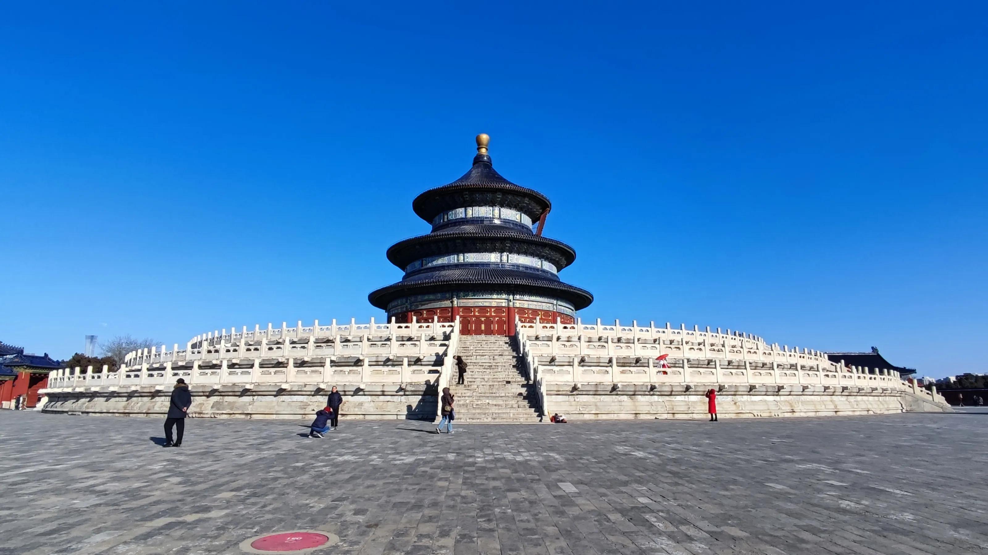 中国现存最大的古代祭祀性建筑群,古代祈年殿建造