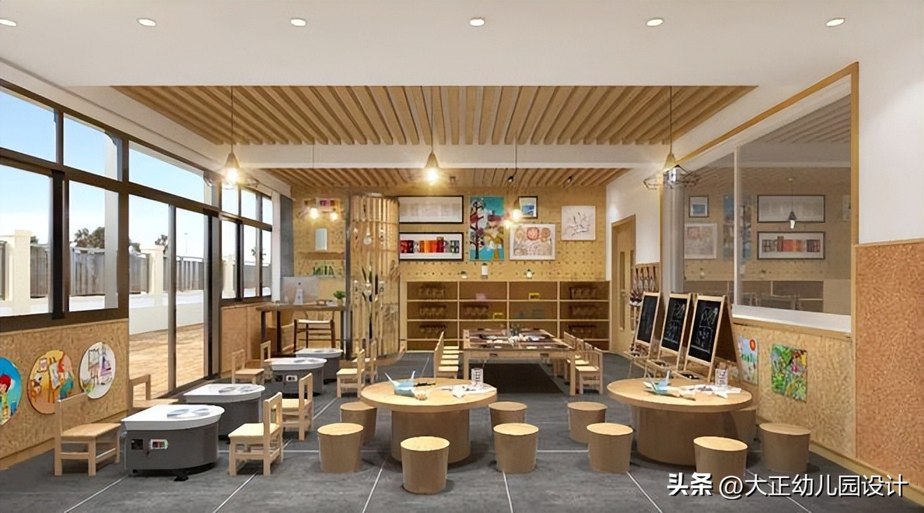 幼儿园大厅设计亮点展示,有意义的幼儿园大厅设计