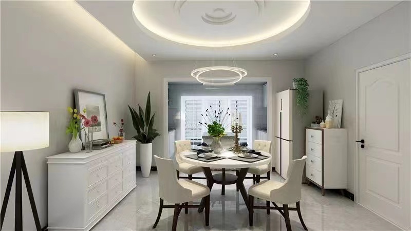 餐厅装饰装修效果图,餐厅墙面装修效果图大全