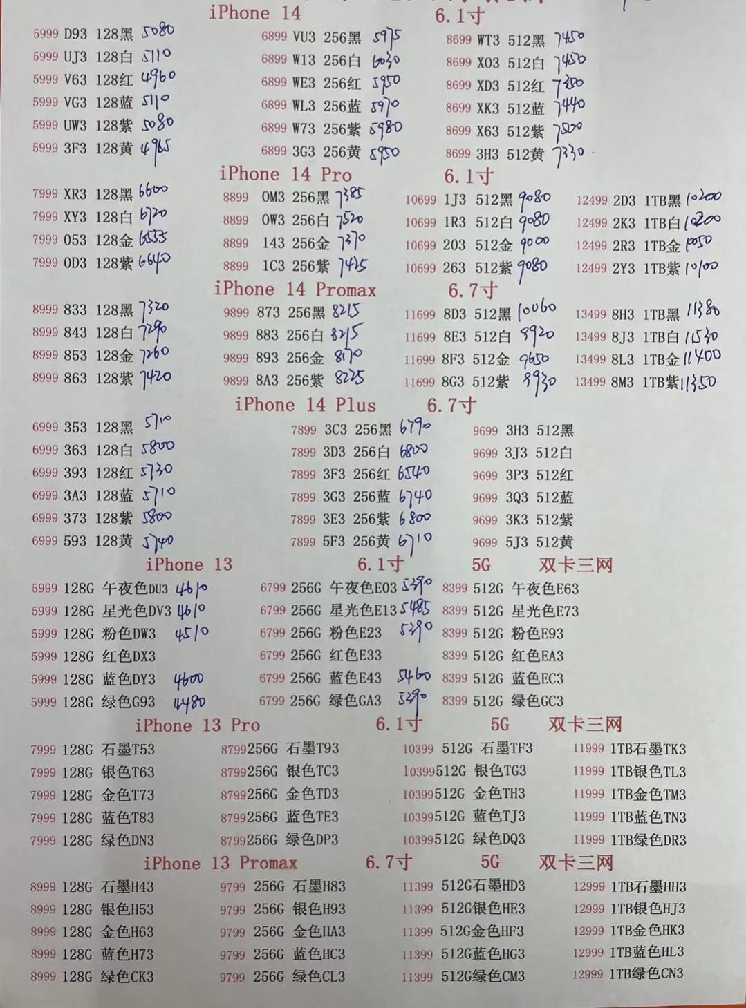 9月13日华强北手机报价,7月12日华强北手机报价