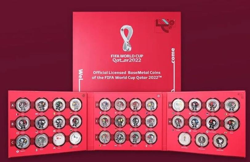卡塔尔世界杯纪念票,2022卡塔尔世界杯金银纪念币