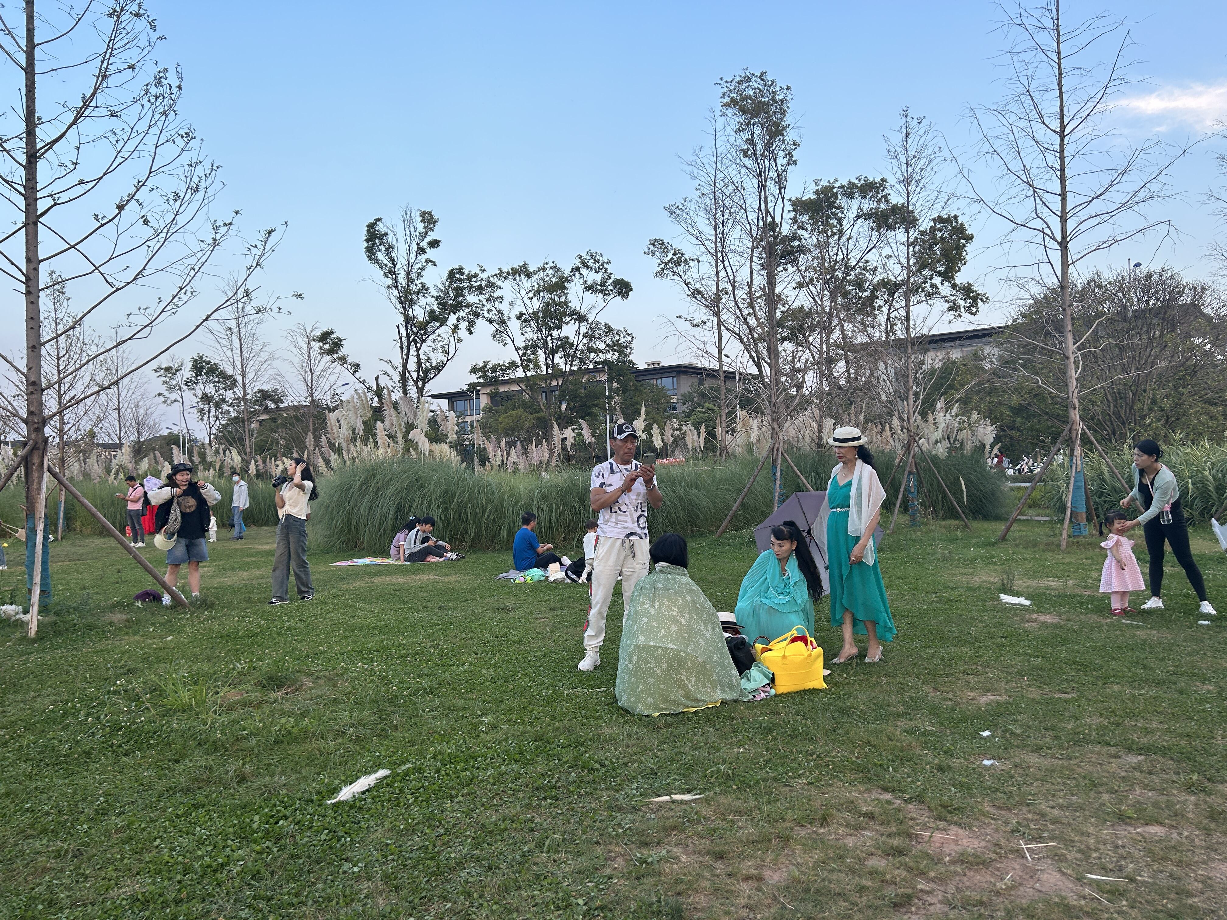 曝光台践踏草坪,不文明曝光台踩踏草坪