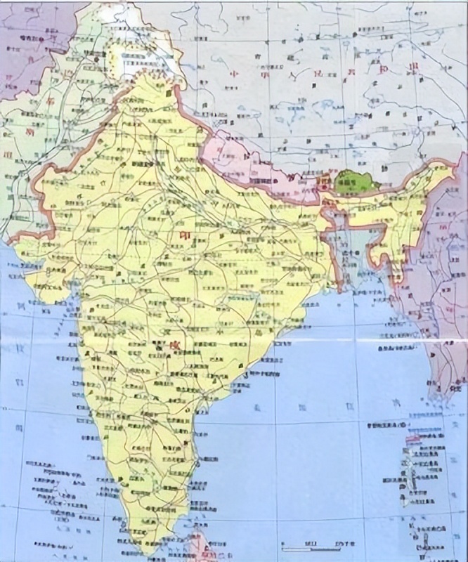 中印中西段地形分析,中印地理优越