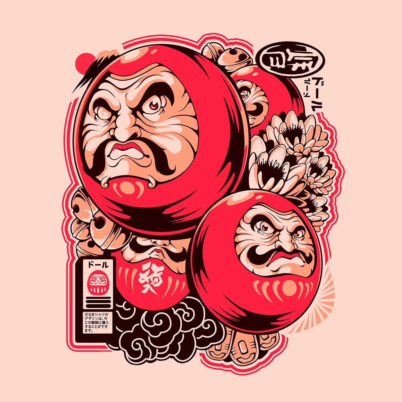 【插画欣赏】这样的潮流T袖插画，好想买！