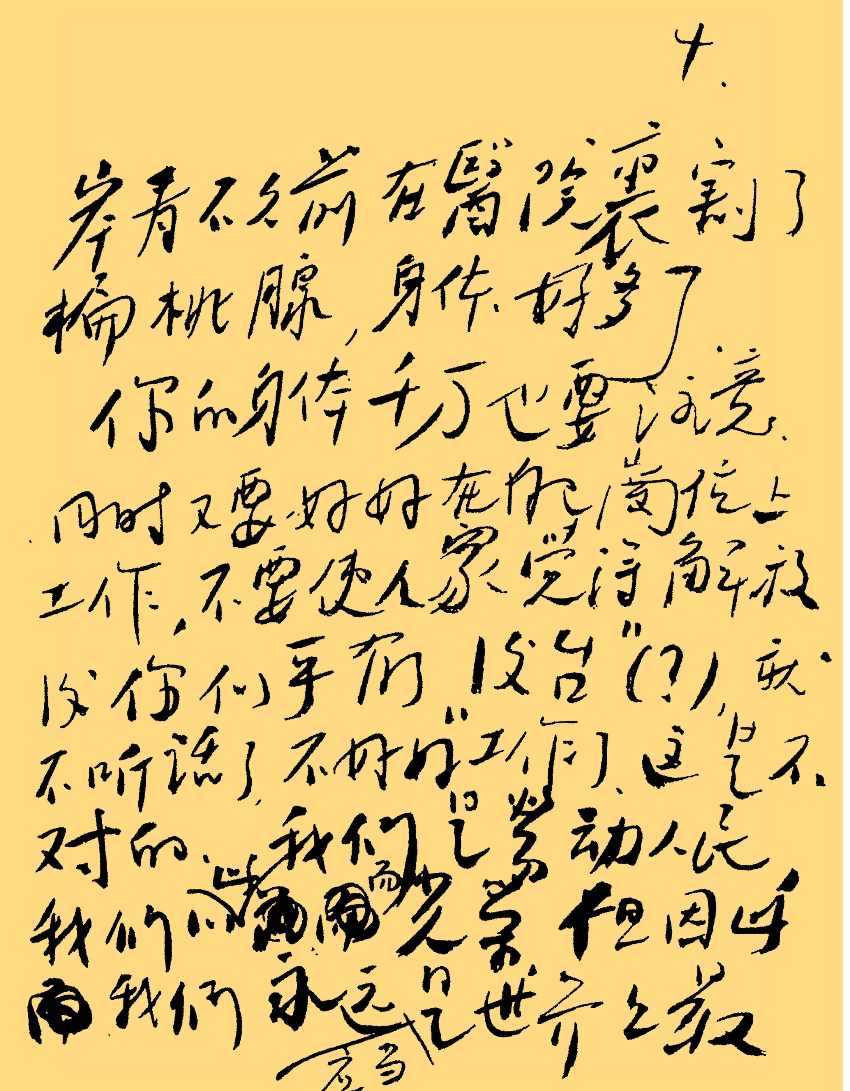 毛岸青书法古朴端庄，毛岸英的书法深得“毛体”之精髓，截然不同