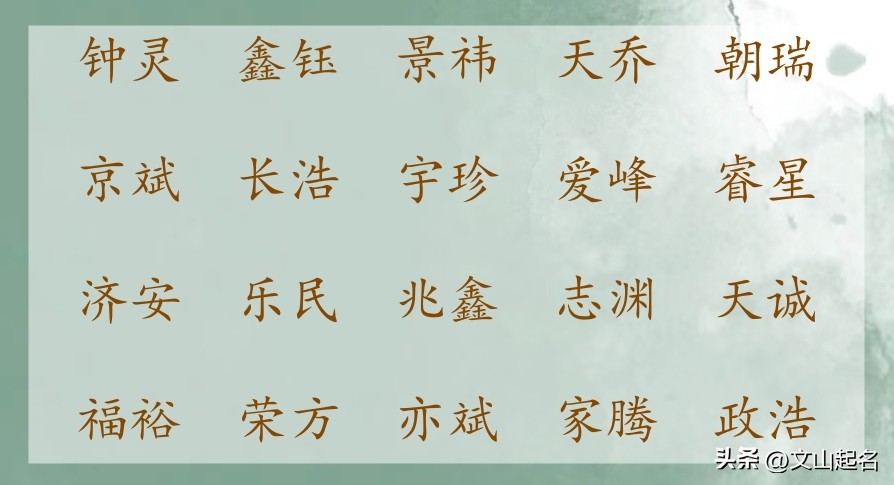 男孩子成字辈取名,男孩子取名有志气