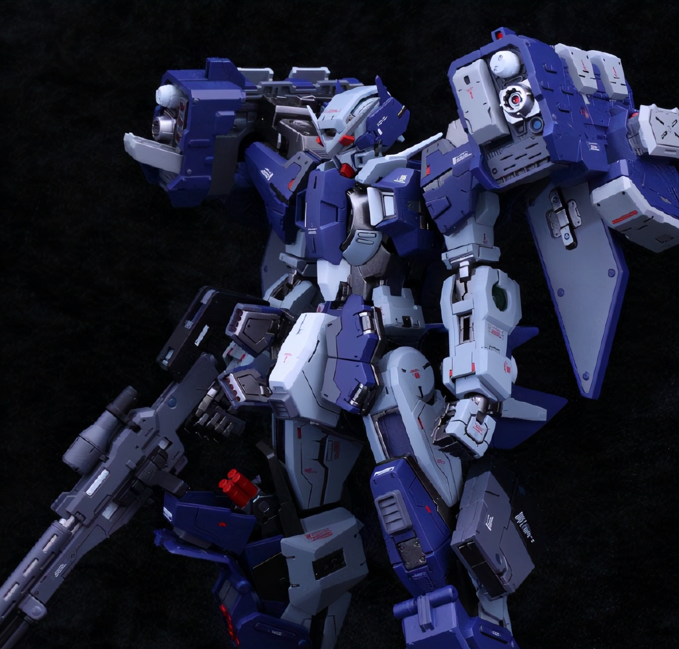 蓝色机动高达战士模型佳作合集，圣约高达模型大家还能认出吗？