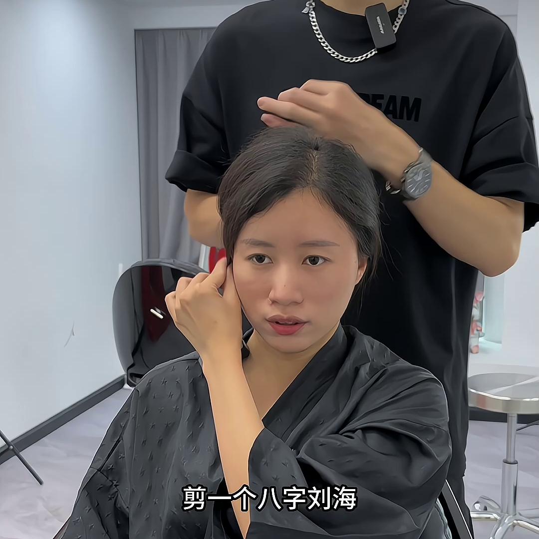 方圆脸女生刘海发型大全,不染不烫的女生方圆脸发型