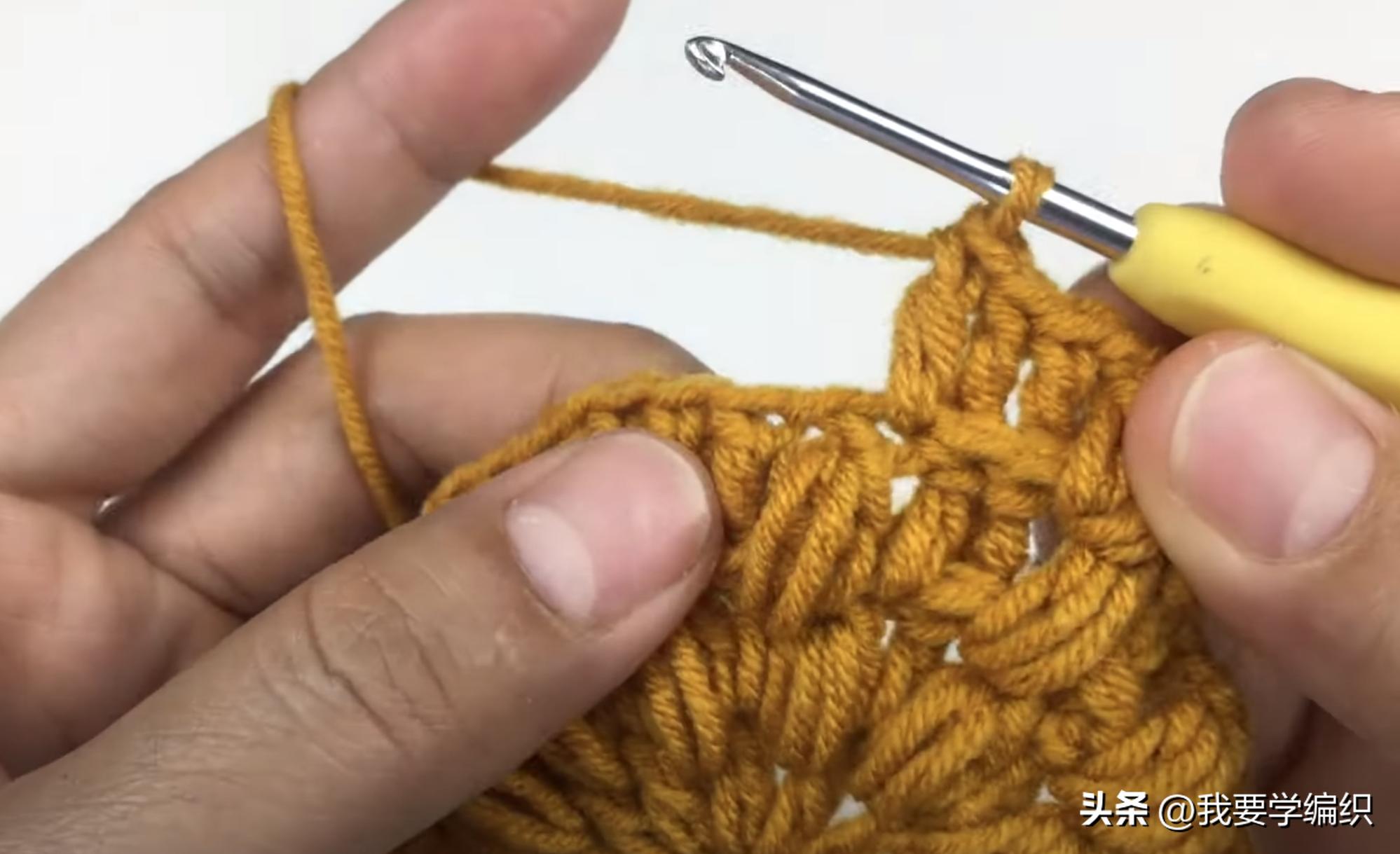 天冷了给自己钩一顶帽子,天冷了注意头部保暖