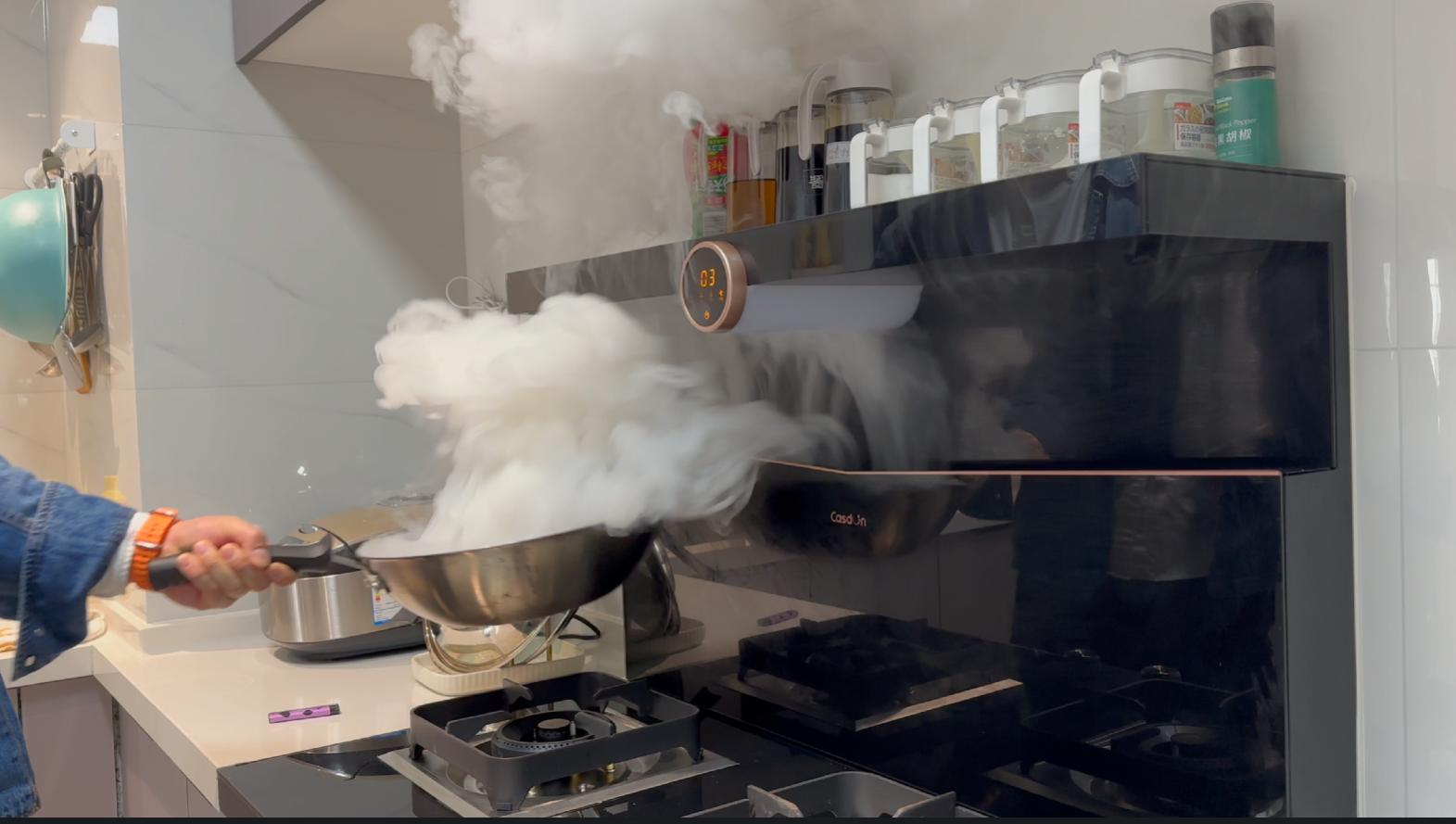 集成灶评测视频大全,美大750烟灶蒸烤一体集成灶