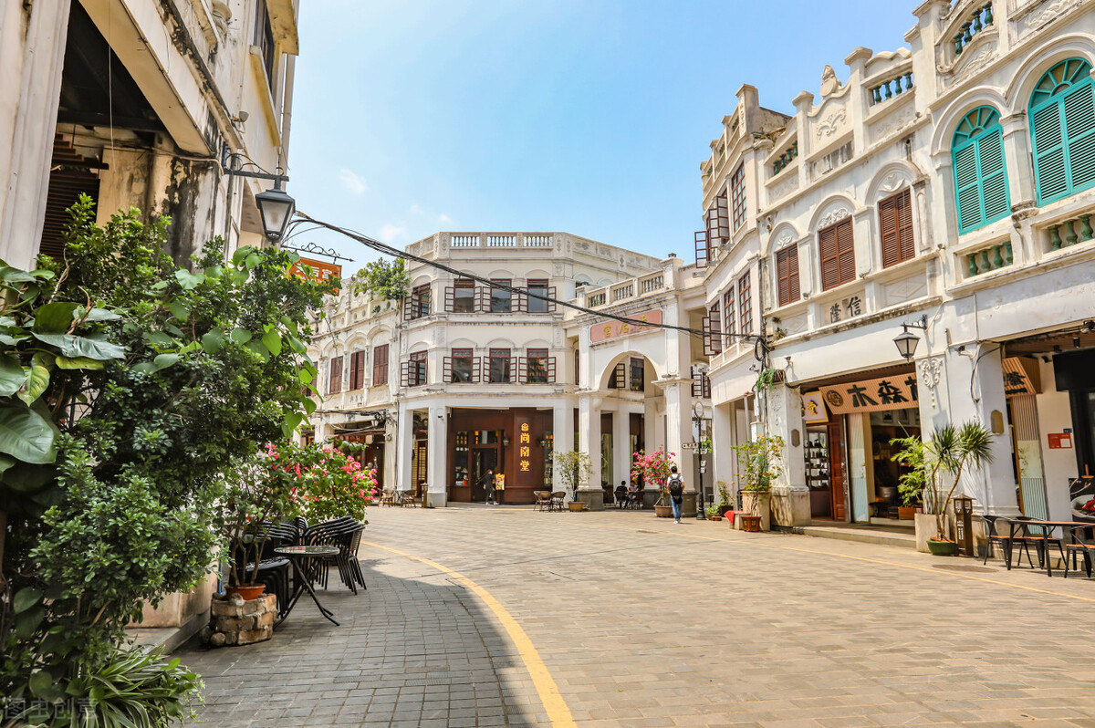 百年骑楼老街海口,东莞石龙百年骑楼老街