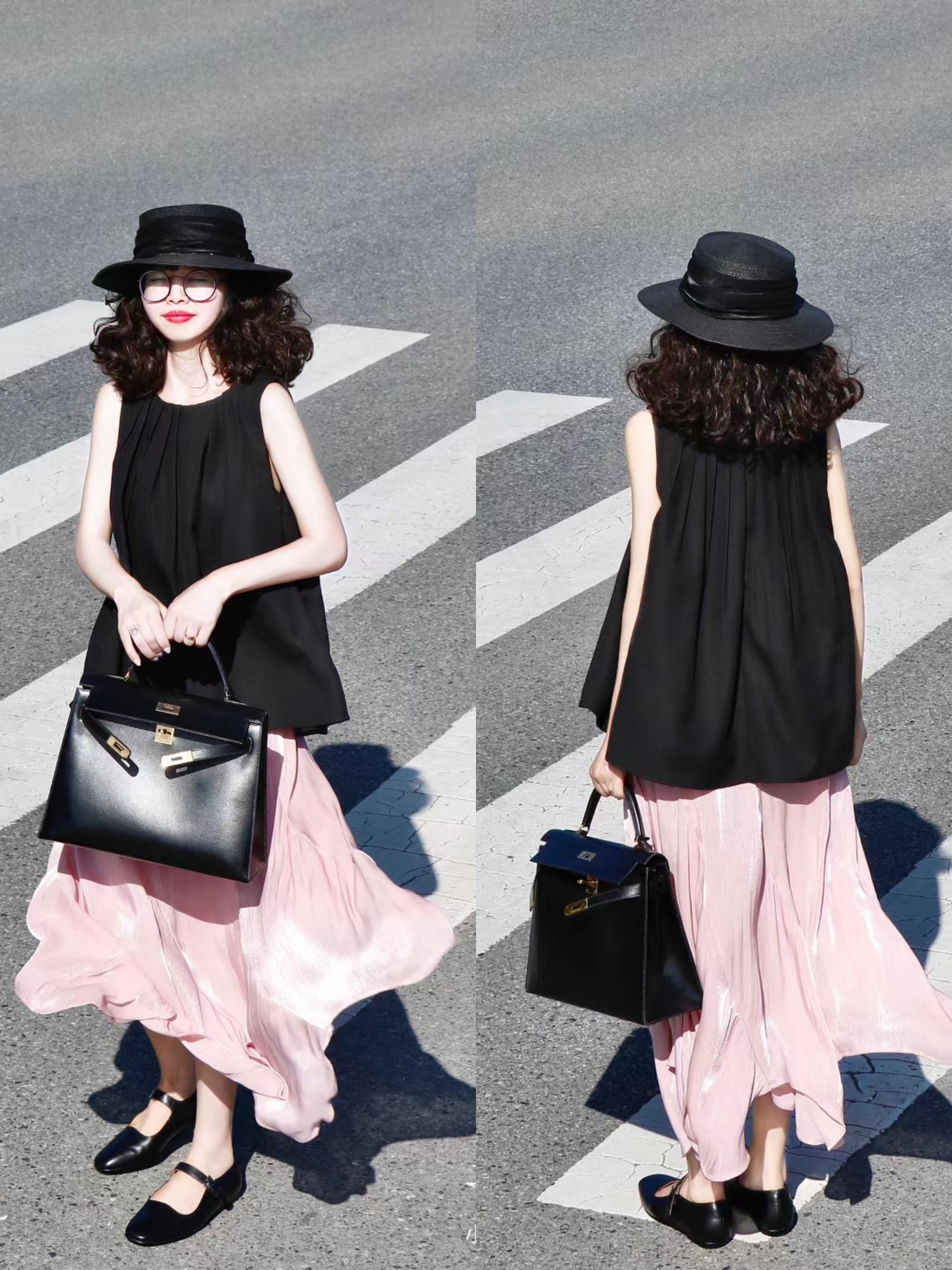 别再问能不能选粉色了！聪明姐妹早就穿上了，喜欢乖巧减龄的快冲