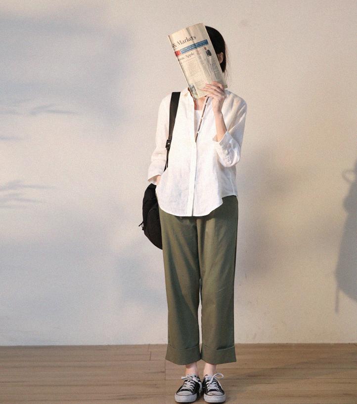 适合中年妇女的冬衫,女人最好看的亚麻衫