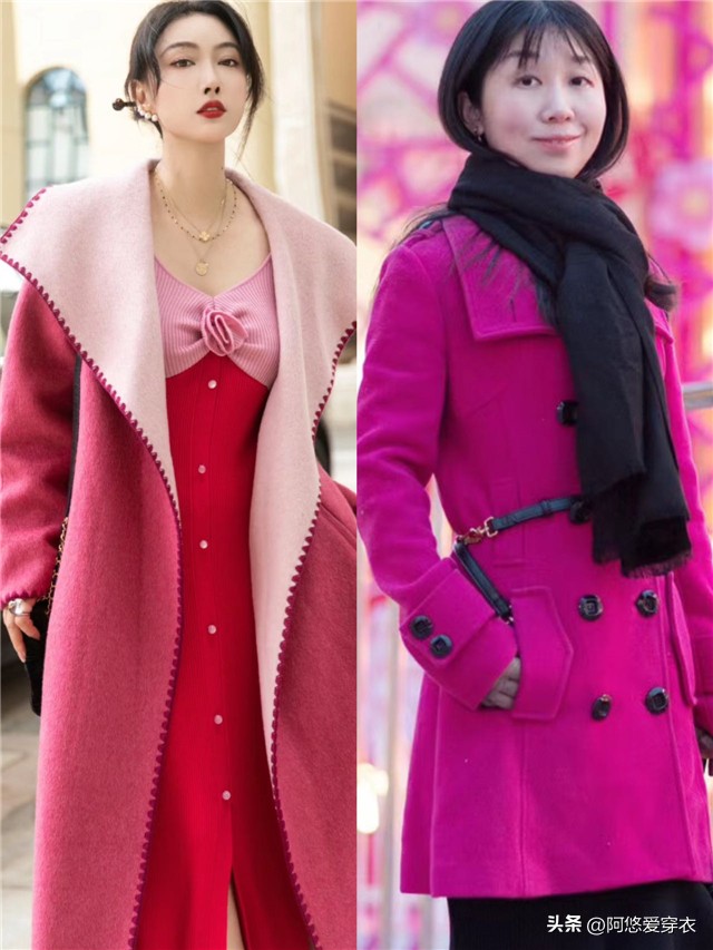 红色大衣怎么穿好看又显年轻,27岁穿红色大衣怎么穿才洋气