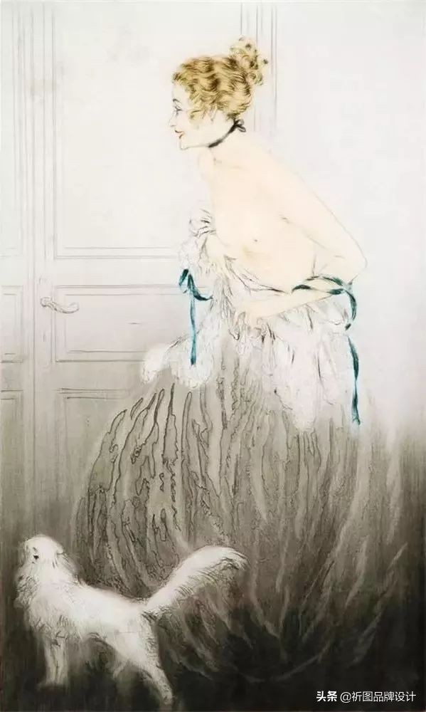 因为路边金发女郎而改变一生的油画家，他的人体油画定格18岁妻子