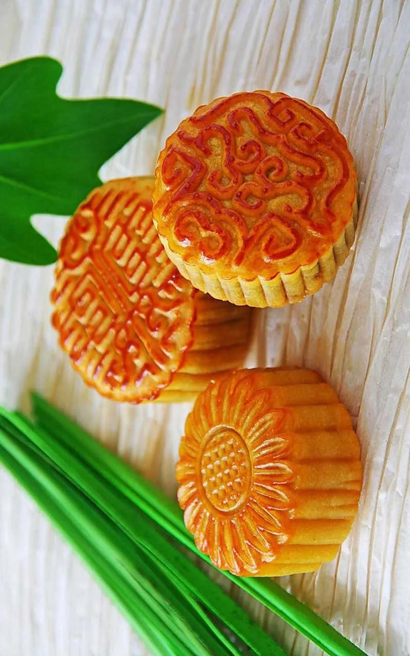 香香甜甜的月饼,中秋月饼壁纸