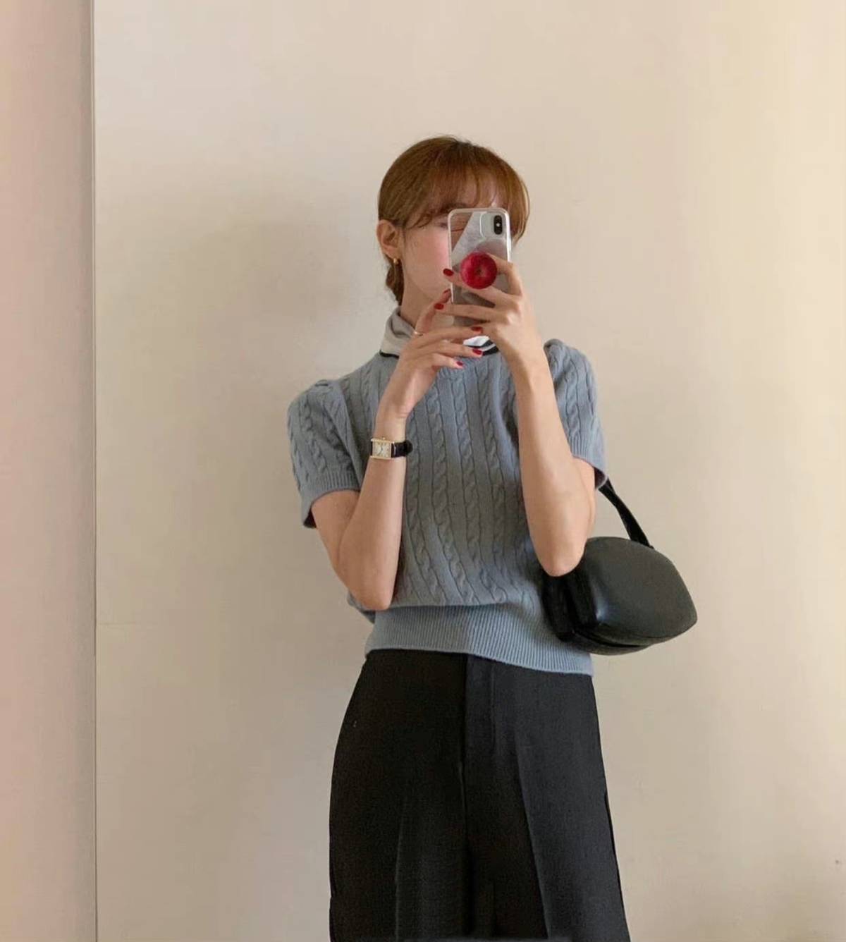 秋天低丸子头怎么扎,低丸子头知性发型