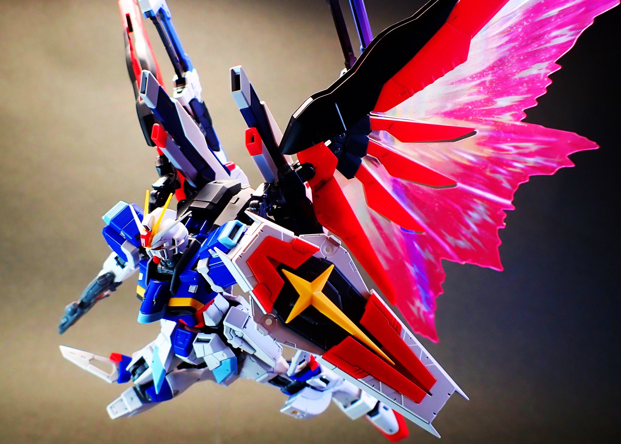 高达模型命运光翼mg,命运光翼投影特效