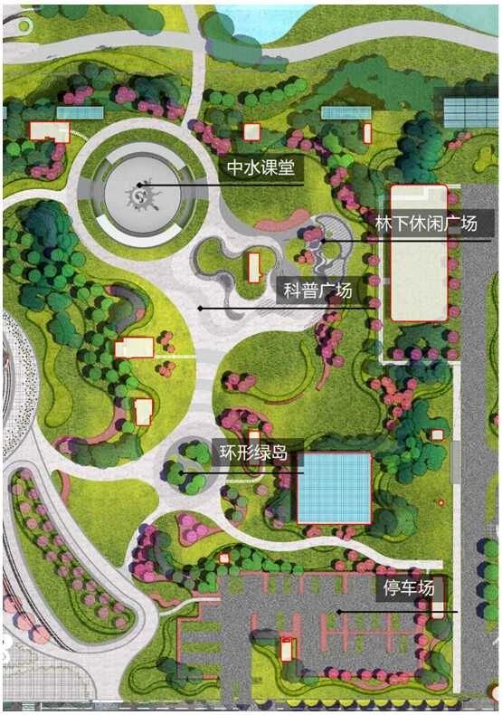污水处理湿地公园,污水处理厂生态主题公园