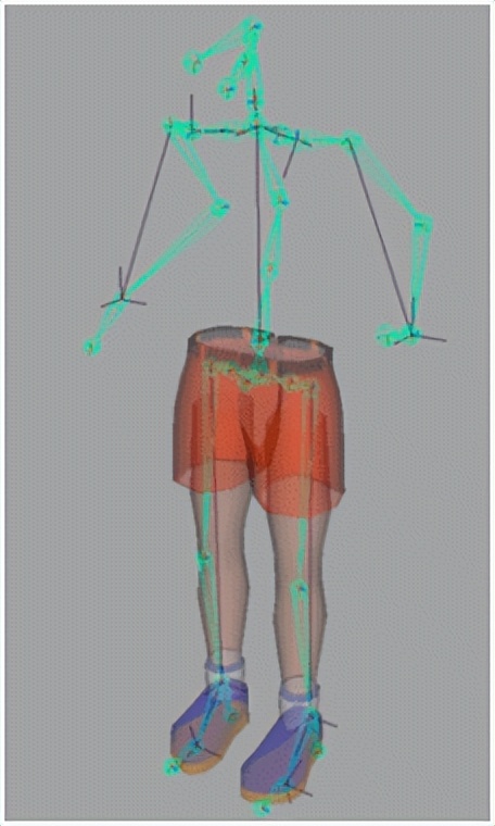 关节动画和骨骼动画,骨骼角色动画