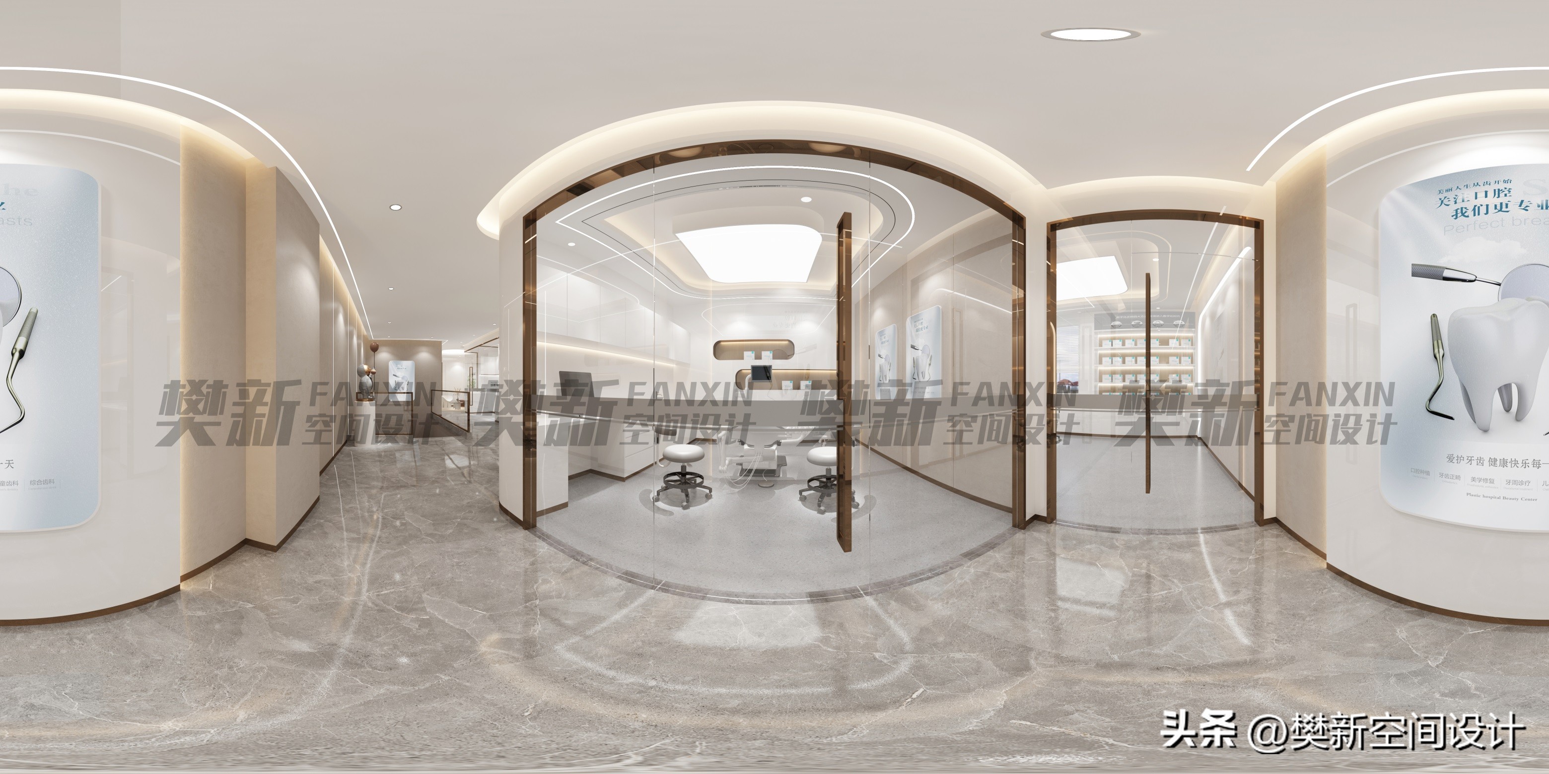 泉州市专业牙科诊所设计效果图,泉州牙科诊所装修设计效果