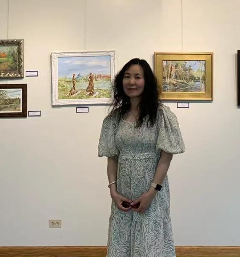 中美艺术作品展,中美书画艺术交流展